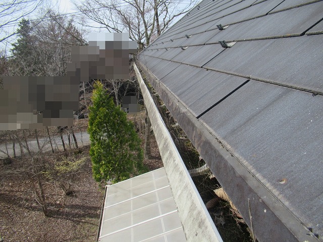 山中湖村　雨樋清掃